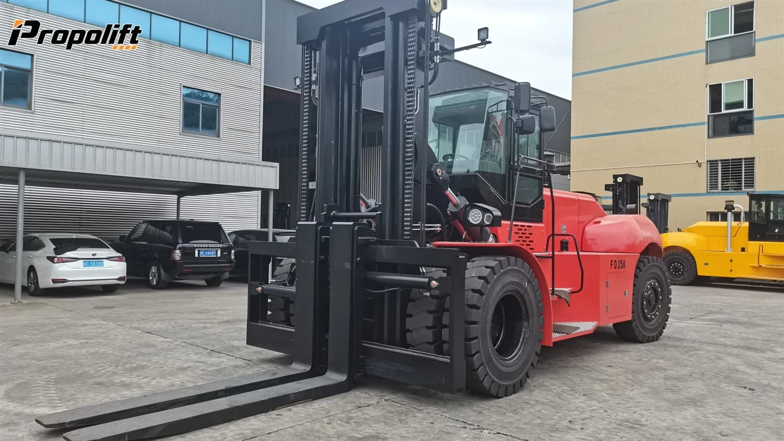 25 ton heavy duty forklift with solid tires 25 ton heavy duty forklift with solid tires